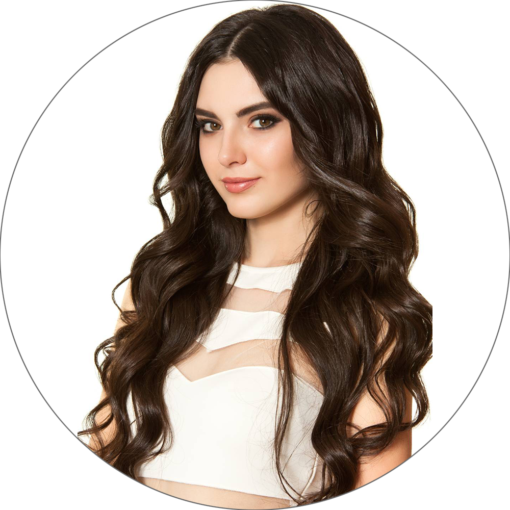 Extensions adhésives Body Wave - #2 Brun foncé